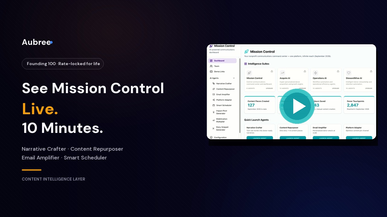 Watch the Mission Control demo
